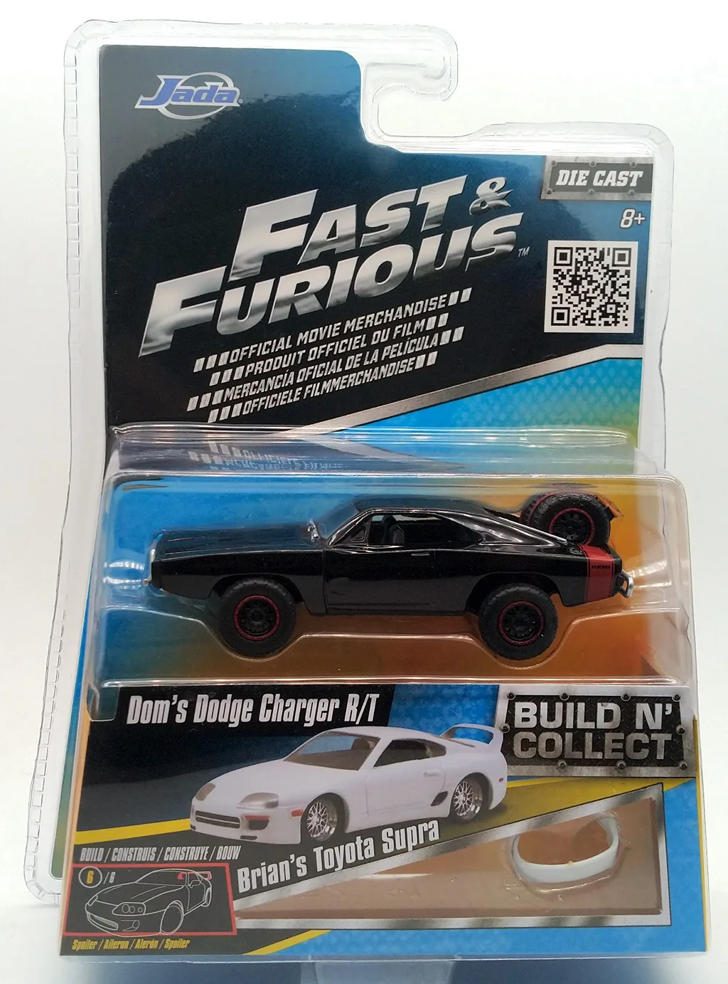Игрушечный автомобиль Ja da 1:64 Dom's Dodge Charger R/T игрушечный из сплава игрушки для