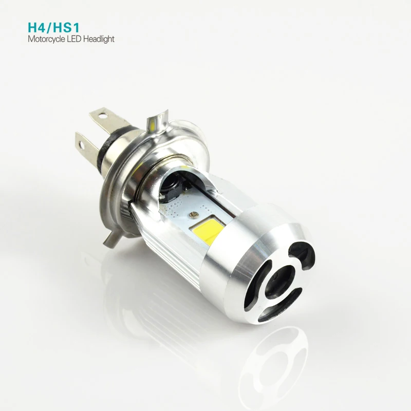 H4 светодиодный головной светильник hs1 светодиодные лампы для мотоцикла h4/BA20D led moto rcycle moto светильник Высокий Низкий 20 Вт COB 12 В 6500 к 2500 к мото фара для велосипеда