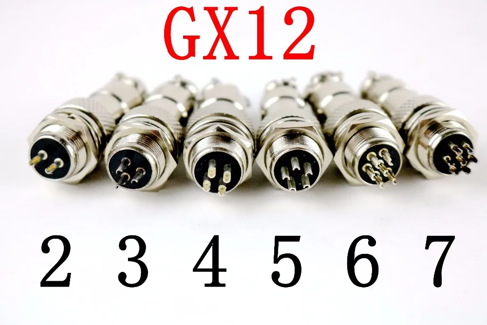 GX12 2 3 4 5 6 7 Штекерный и гнездовой разъем 12 мм панель провода авиационный штекер L91