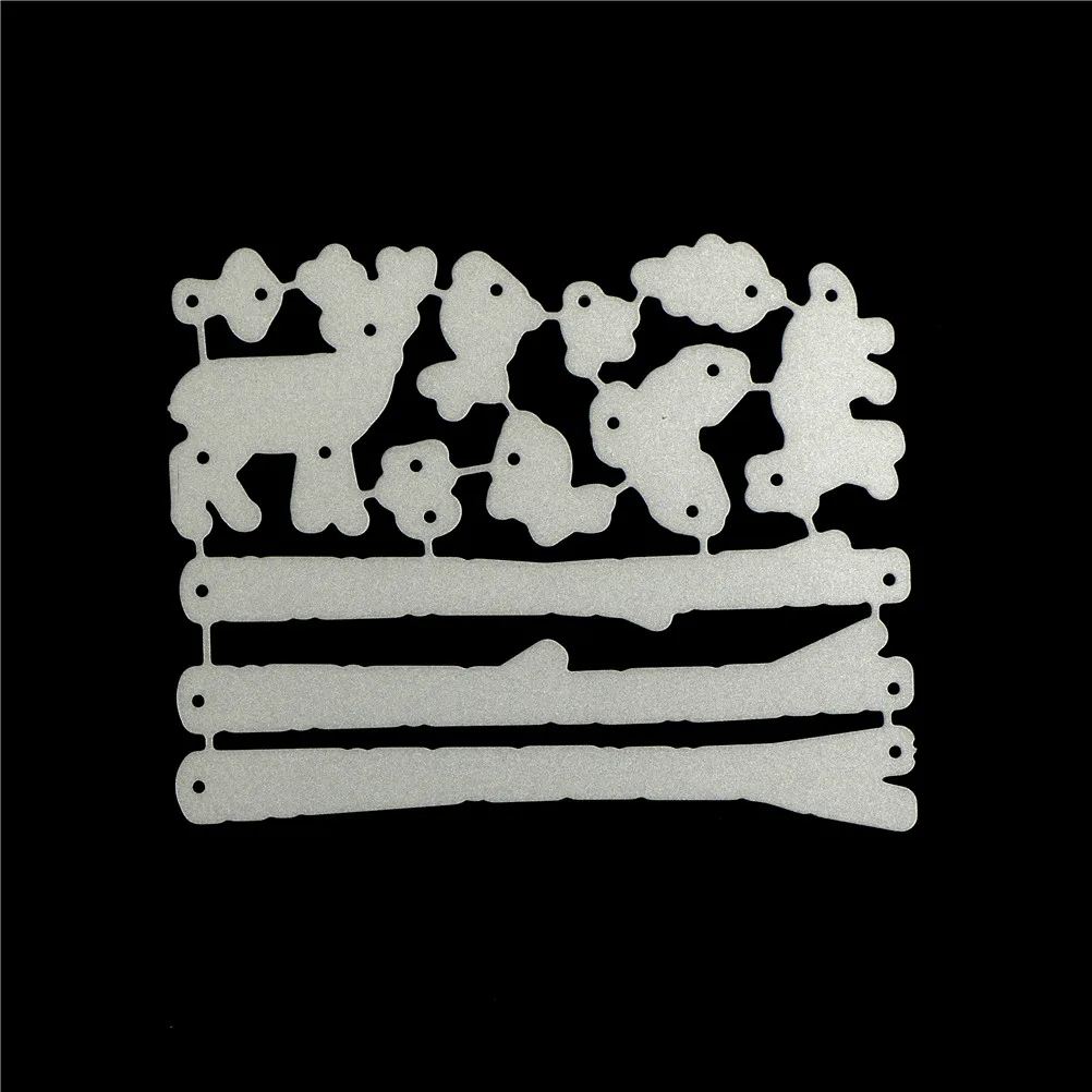 1 шт. лес столб дерева дизайн металлический Трафаретный вырубной штамп трафареты