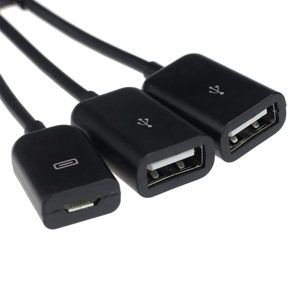 Новый двойной микро USB хост OTG концентратор адаптер кабель для Dell Venue8 Pro Windows 8