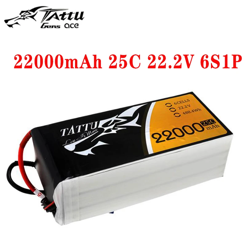 Аккумулятор Tattu 22000 мА/ч 22 2 в 25C 6S1P Lipo AS150 коннектор для беспилотника с технологией