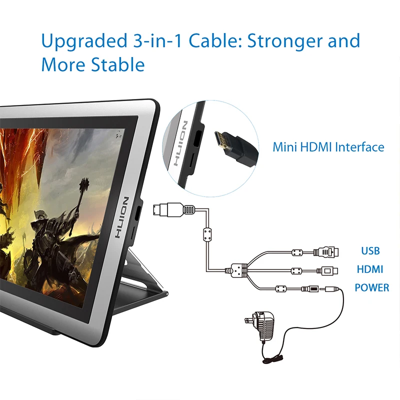 HUION kamvas gt-156hd V2 ручка графический планшет Планшеты Мониторы цифровой Графика Мониторы рисунок Мониторы IPS HD ЖК-дисплей Мониторы