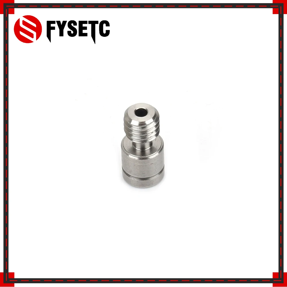 

3D Printer Parts TC4 Titanium Alloy CR10 Throat Heat Break For CR-10 Hotend Extruder M6 Thread 1.75mm Filament