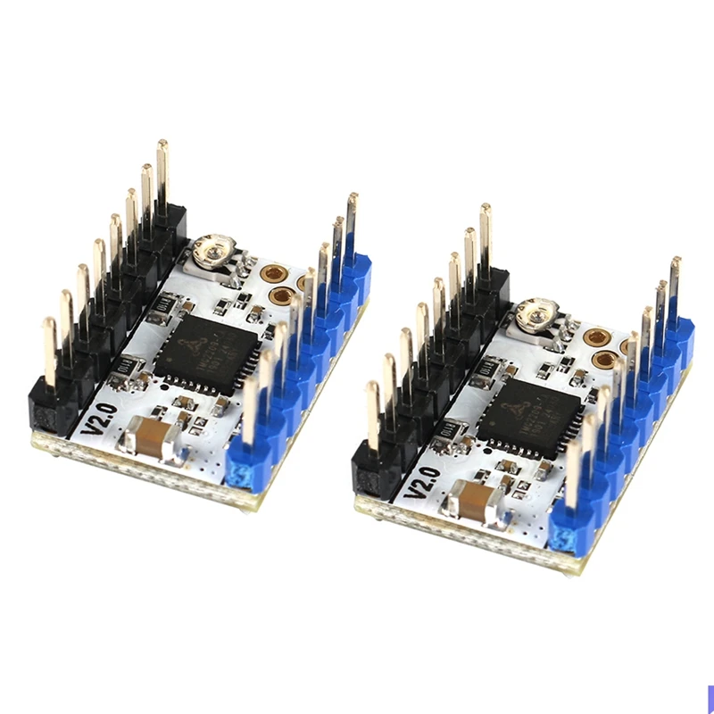 2 шт. шаговый драйвер двигателя Tmc2209 V2.0 Stepsticks бесшумный 256 микрошагов ток 2.8A