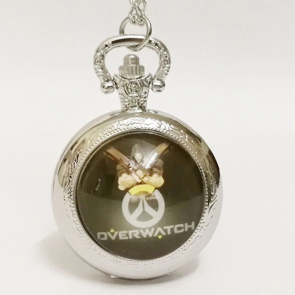 Новые модные популярные игры Overwatch черный/серебристый/бронза кварцевые