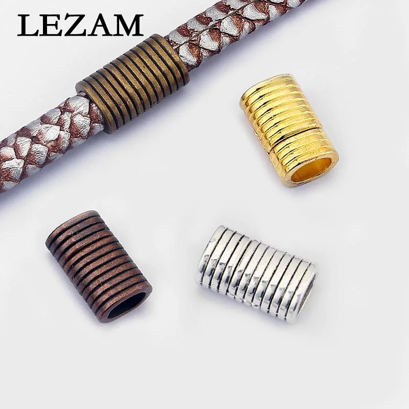 

5sets Fashion Magnetic Clasp Carved Strip Strong Magnetic Clasp For 10*6mm Licorice Leather Cord DIY Bracelet Jewelry Findings