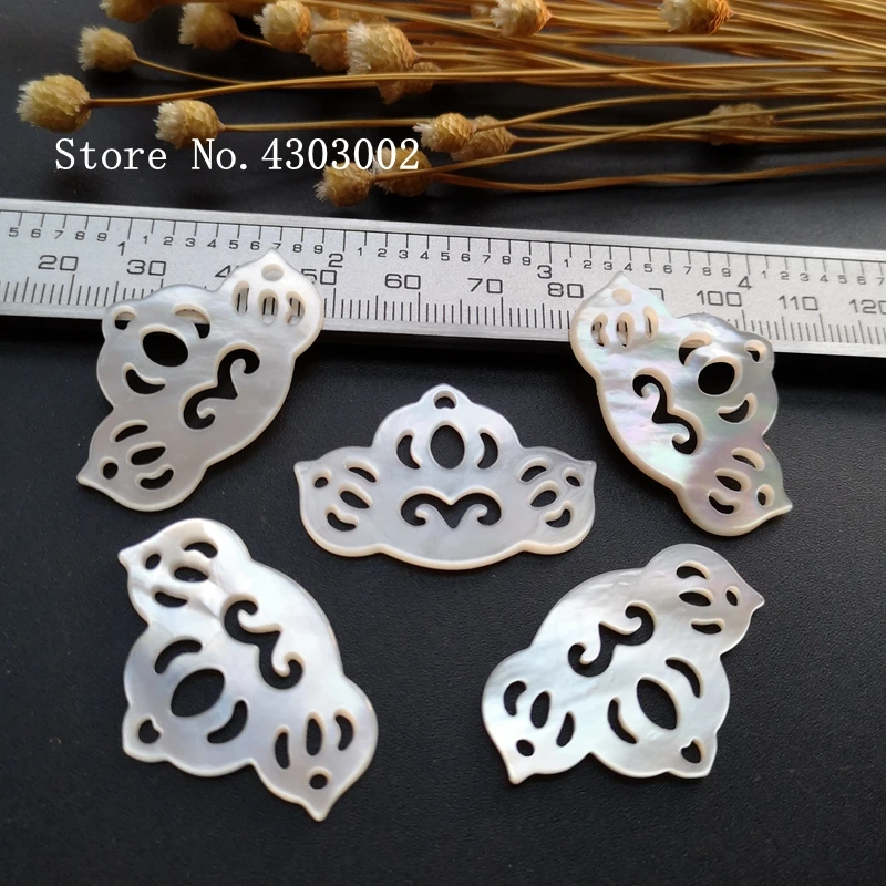 10 шт./лот натуральный полый цветок лотоса перламутровая раковина для ювелирных