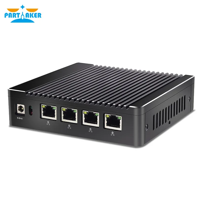 Мини ПК четырехъядерный 4 Ethernet LAN маршрутизатор брандмауэр Intel Celeron J1900 pfSense