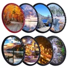 Фильтр для объектива камеры KnightX FLD UV CPL ND Star с переменной нейтральной плотностью для canon eos sony nikon 52 мм 55 мм 58 мм 67 мм