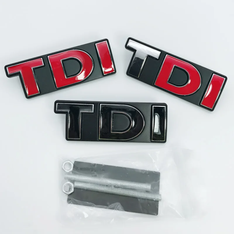 Металлическая Автомобильная передняя решетка TDI бейж с эмблемой Grill Logo |