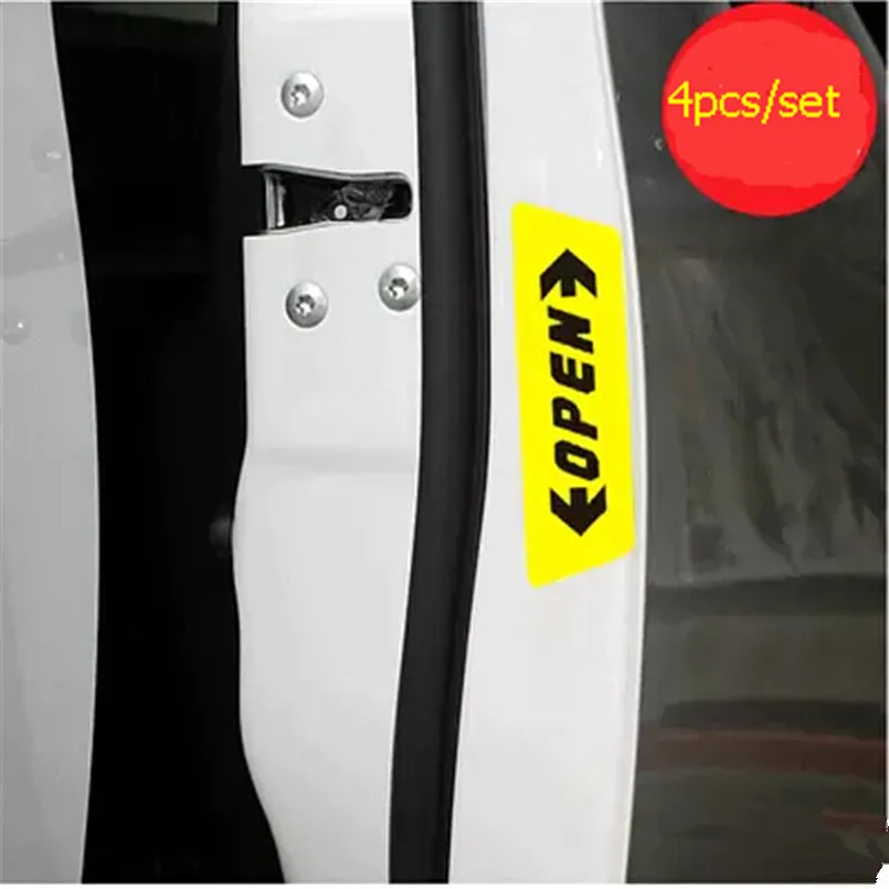 Автомобиль Стайлинг Дверь открыть безопасности предупреждающий чехол для Skoda