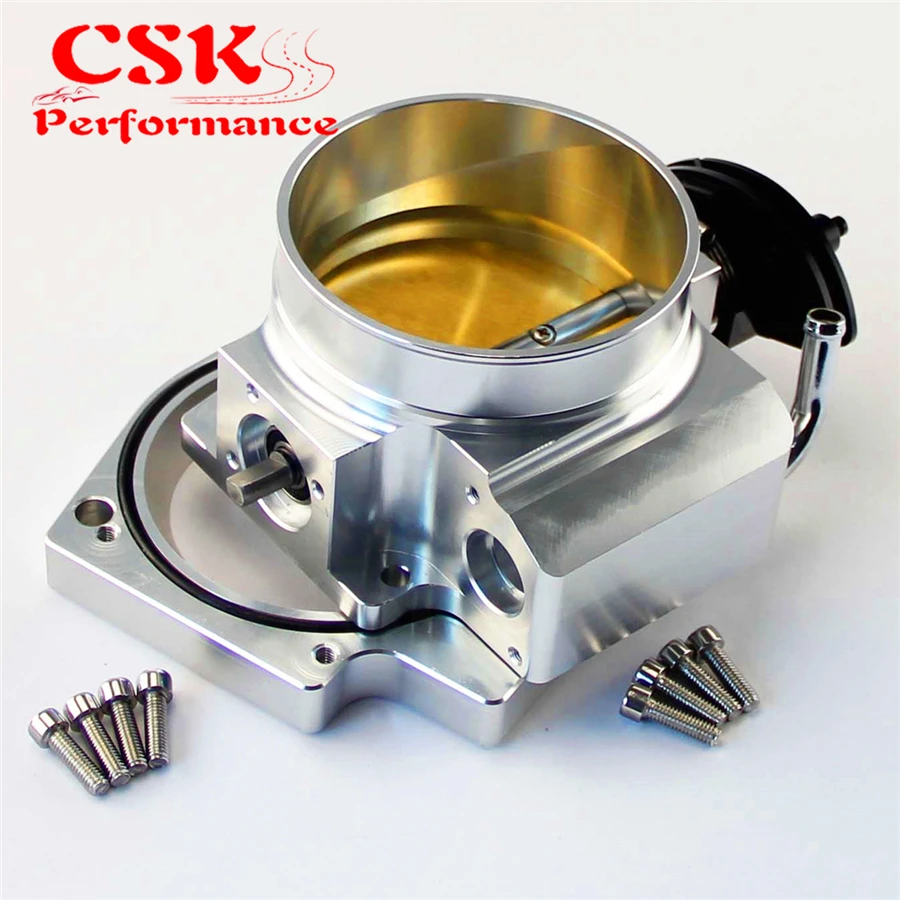4 &quotдроссельная заслонка для GM GEN III LS1 LS2 LS3 LS6 7 LSX 102 мм + коллекторная Адаптерная
