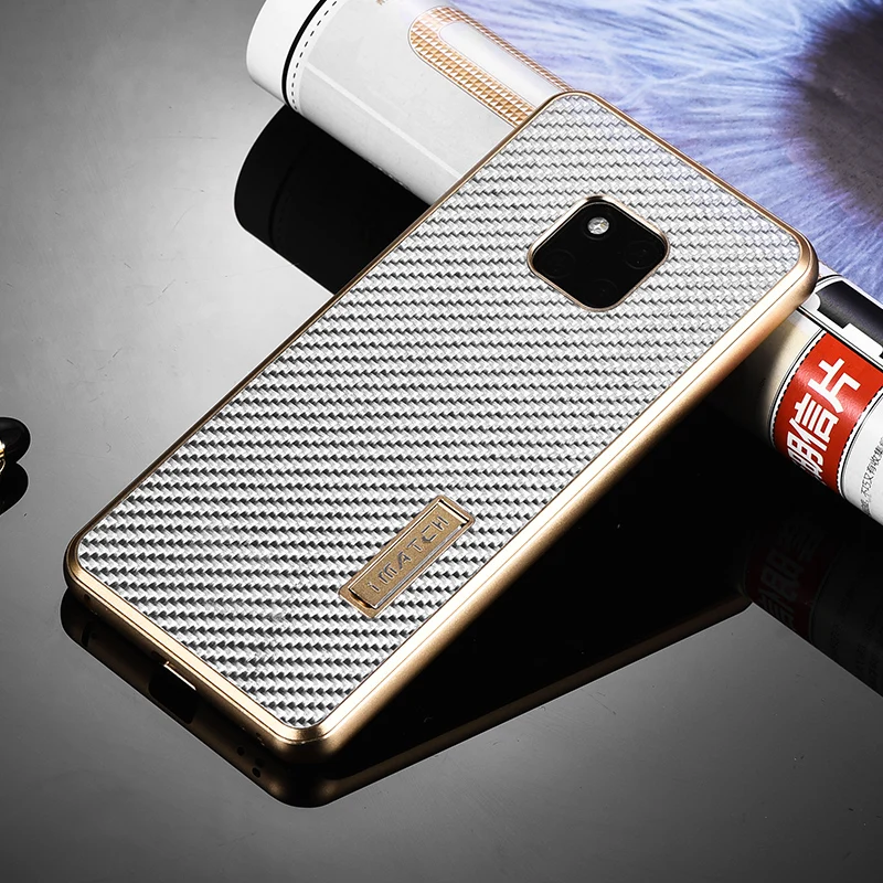 IMatch настоящий карбоновый и алюминиевый металлический чехол для huawei mate 20/Pro роскошный чехол с полной защитой для huawei mate 20 чехол
