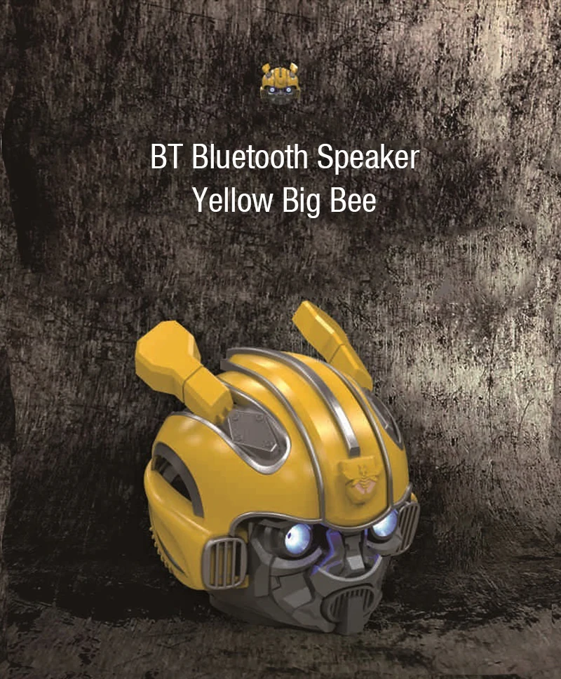 LYMOC беспроводной динамик Big Bee Bluetooth портативный звуковой ящик HD микрофон телефон громкой связи для iPhone Android TF MP3 воспроизведения музыки