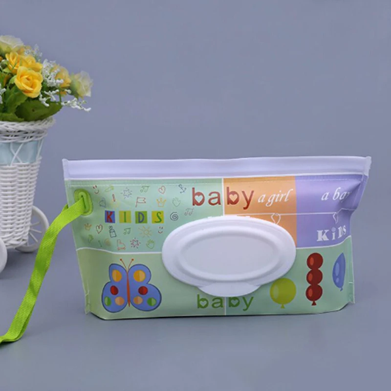 Экологичный косметичка удобный для переноски контейнер салфеток случайная
