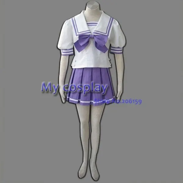 

Women Kimi Ga Nozomu Eien japanese girl's maid cosplay top skirts School Female Uniform anime action figure cosplay clothing