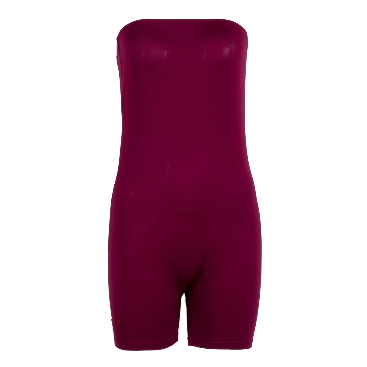 Женский облегающий однотонный повседневный комбинезон без рукавов Клубная