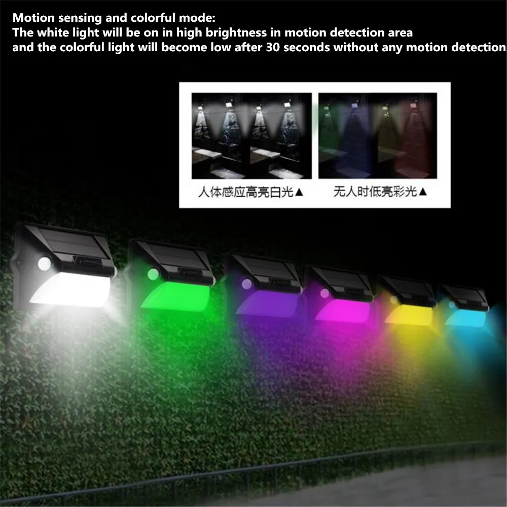 Горячая распродажа водонепроницаемый светодиодный светильник на солнечных