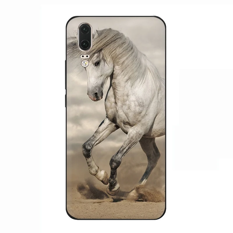 B1 horse soft silicone phone cover for Huawei P8 P9 Lite Mini P10 P20 P30 Lite Pro P Smart Z Plus - Цвет: B1