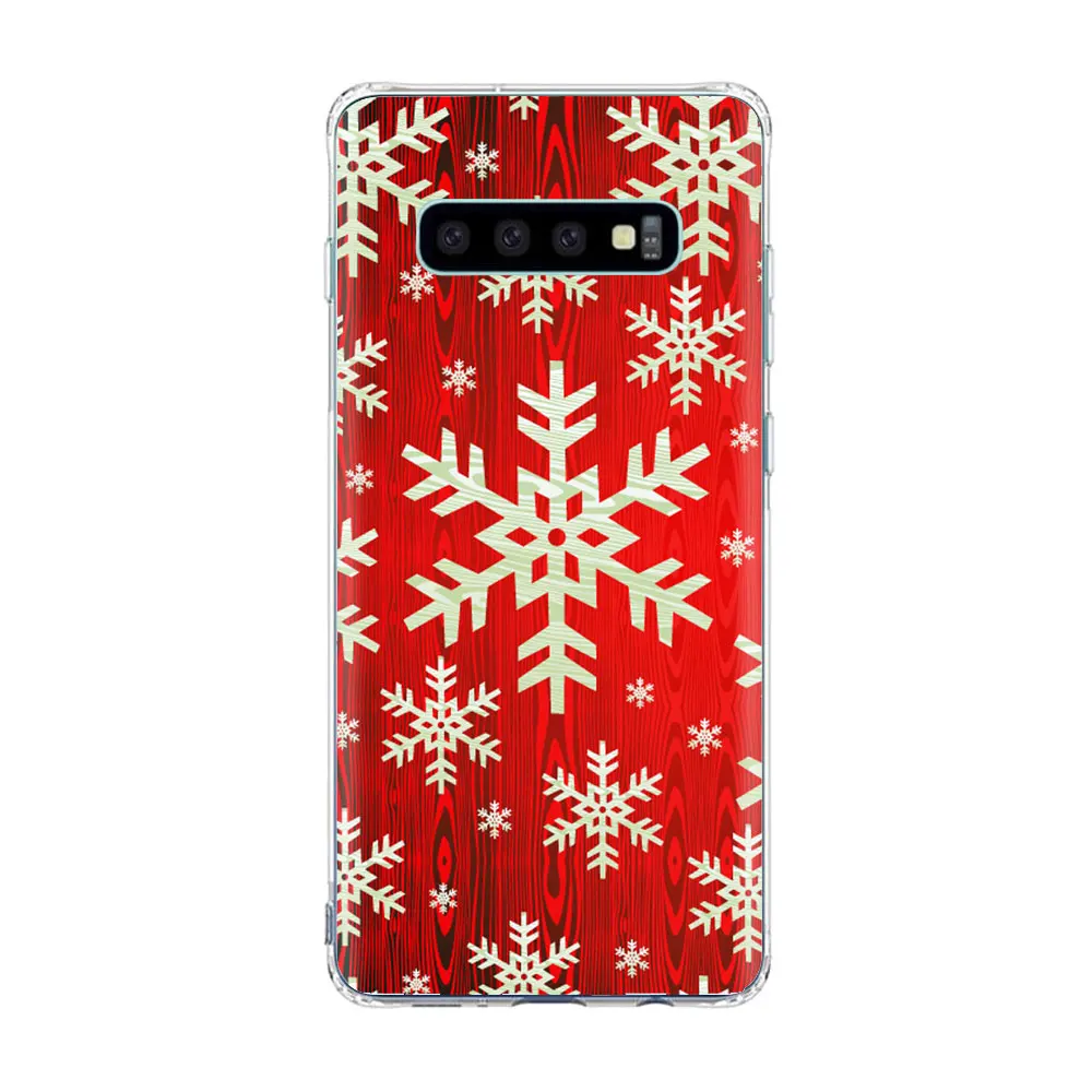 Год Рождество Санта Клаус снеговика и оленя чехол для телефона для samsung S10 S8 S9 плюс A50 A70 A30 S7 M20 S6 A9 ТПУ силиконовый чехол - Цвет: TPU D1459