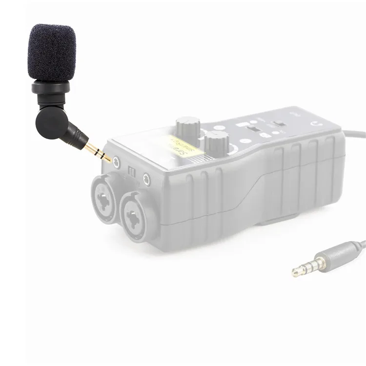 Saramonic Plug& Play микрофон 3,5 мм TRS для DSLR камер, видеокамер, CaMixer, SmartMixer, LavMic, SmartRig+, UWMIC9/10/15