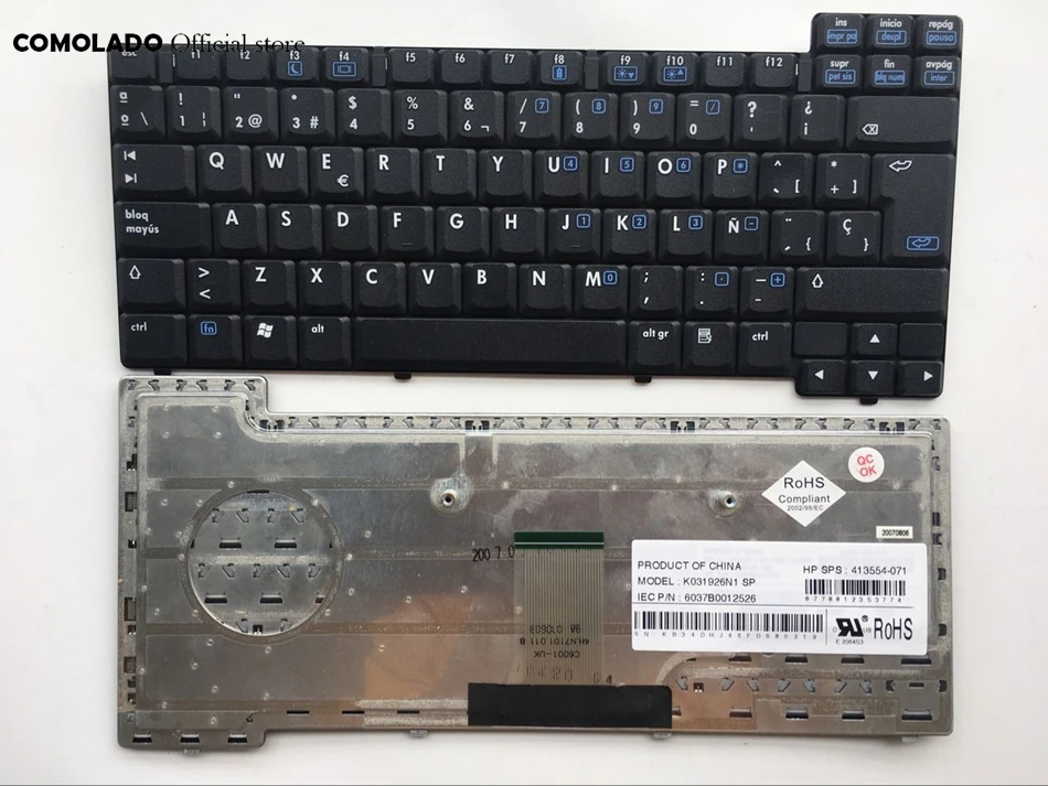 Sp испанская клавиатура для HP NX6120 NC6210 NC6110 NC6120 NX6115 NX6110 черная ноутбука SP