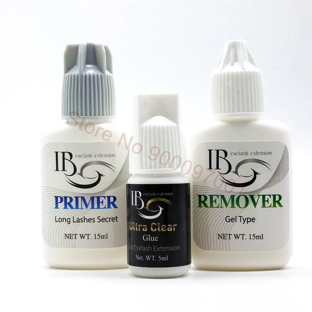 IB Ultra Clear Клей llash праймеры для снятия ресниц Набор наращивания быстро сухой долгое время удержания корейский клей