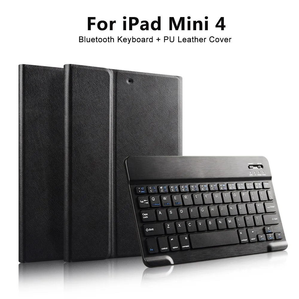 Для iPad Mini 4 Чехол для клавиатуры Ультра тонкий корпус легкий чехол с магнитной