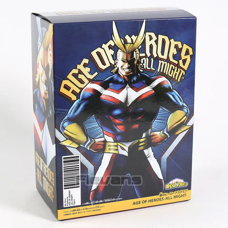 My Hero Academy Age of Heroes All Might Muscle форма ПВХ фигурка Коллекционная модель игрушки