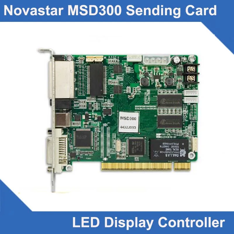 

2pcs/lot Synchronous send card novastar MSD300 Sending Card board indoor outdoor RGB Video LED Screen videowall Controller Card