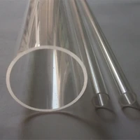 4pcs od110x5x1000mm acrylic tube transparent plastic pipes building materials led tubes can cut to size