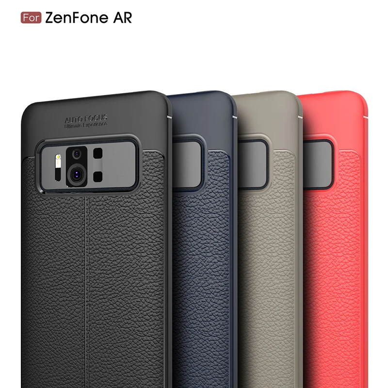 Чехол для Asus Zenfone AR силиконовые Роскошные текстурные чехлы из искусственной кожи