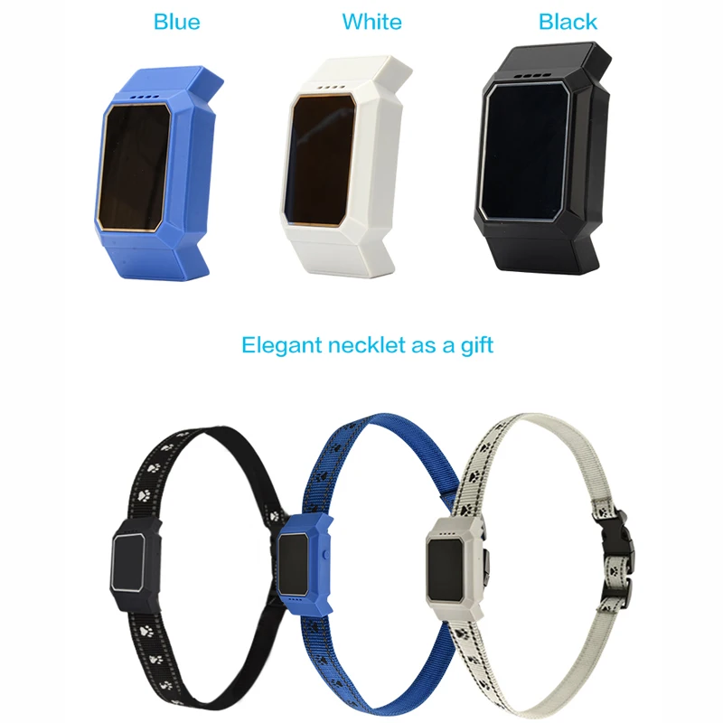 Умный мини GPS трекер для домашних животных ошейник собак кошек локатора