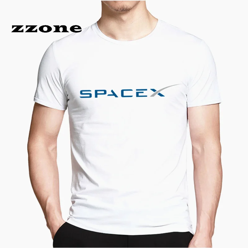 Spacex Графический Футболка для мужчин и женщин футболки повседневное Забавный дизайн популярные занять Марс пространство X Футболка HCP4538