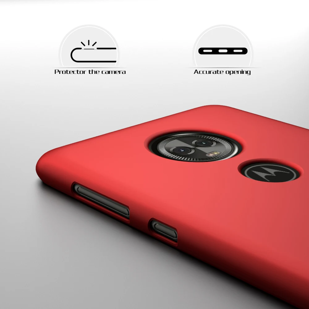 Sleo чехол-накладка для телефона из жесткого пластика Motorola Moto G6 плюс ультра тонкий