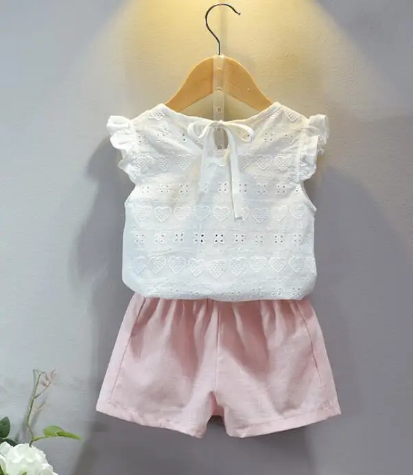 Детский костюм Новинка лета 2019 в Корейском стиле для девочек блестящий без