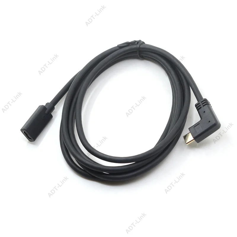 Угловой удлинитель USB C, кабель-удлинитель type C, USB-C, Thunderbolt 3, для MacBook Pro, kingd, USB 3,1, удлинитель USB