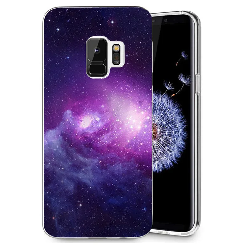 Для Samsung Galaxy S9 S9Plus S8 Plus S7 edge Note 8 J500 J530F J720 A3 A5 2016 2017 TPU Мягкий пейзаж с оленем