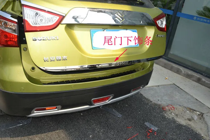 Для Kia Cerato k3 4 задняя дверь стикер из нержавеющей стали задняя дверь багажника отделка Аксессуары