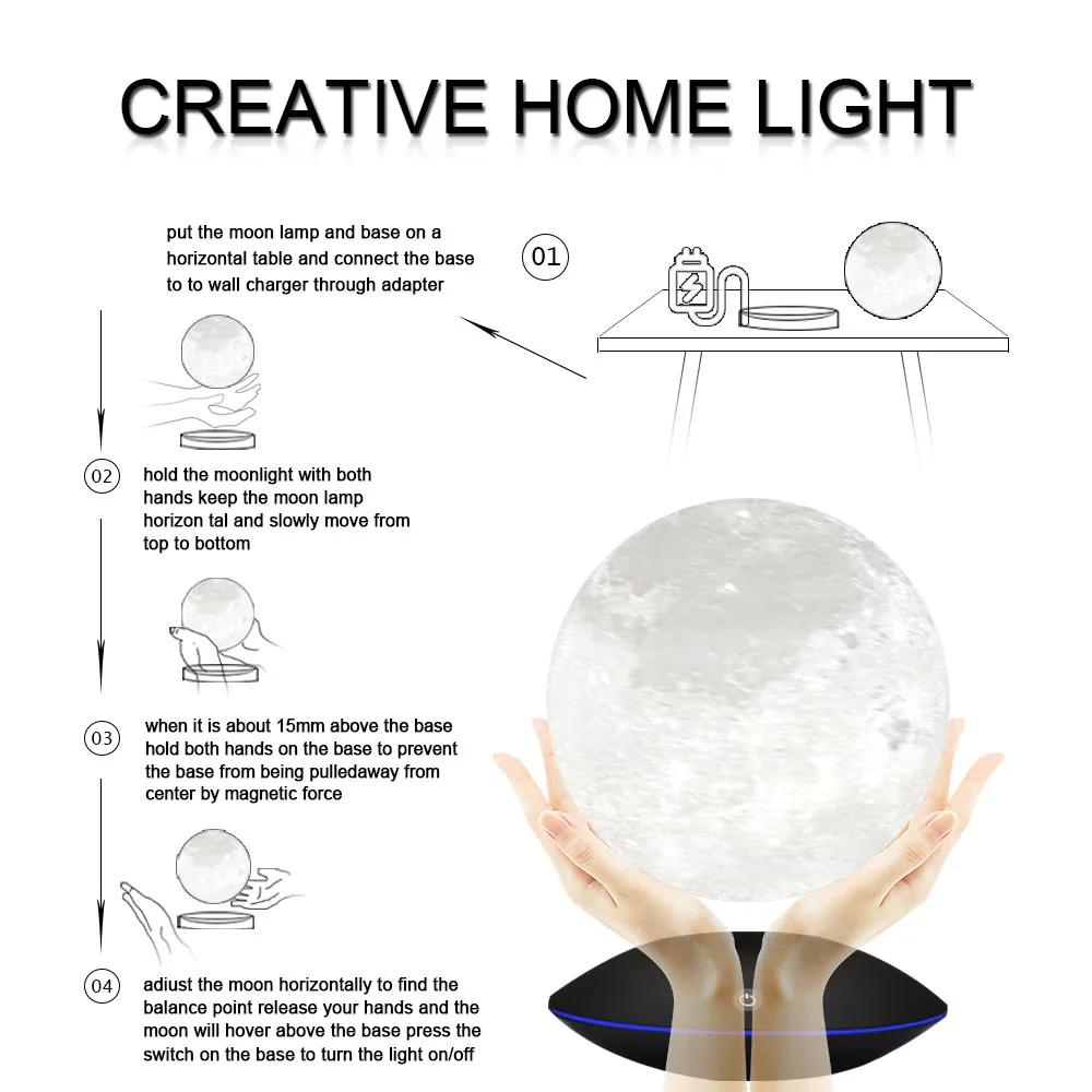 구매 (Eiffel Tower) 자기 공중에 뜨게 13.5 CM 3D 달 Lamp 360 Rotating 밤 Lamp 떠 Touch 로맨틱 빛 홈 장식 대 한 침실 메트 Vintage Desk 저렴한 (Eiffel Tower) 자기 공중에 뜨게 13.5 CM 3D 달 Lamp 360 Rotating 밤 Lamp 떠 Touch 로맨틱 빛 홈 장식 대 한 침실 메트 Vintage Desk