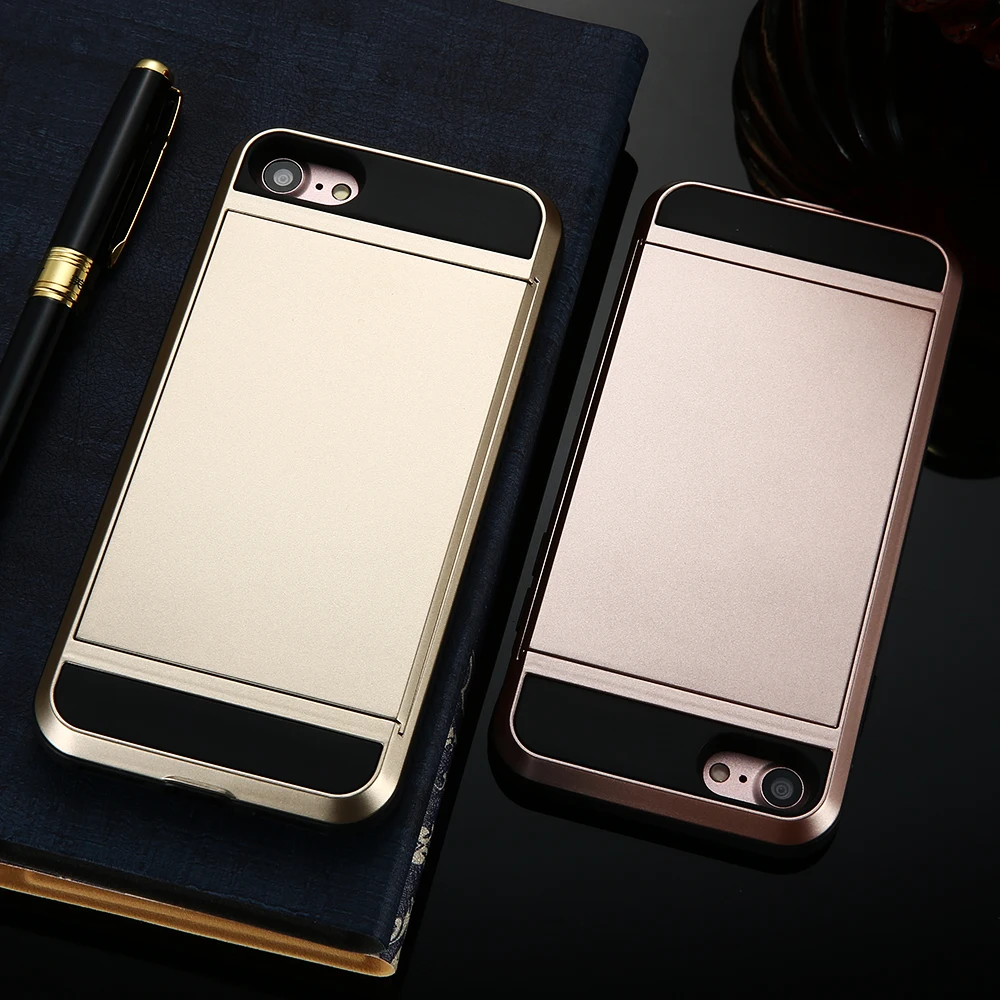 Чехол KISSCASE с отделением для карт iPhone 7 8 Plus X XS XR MAX противоударный жесткий чехол