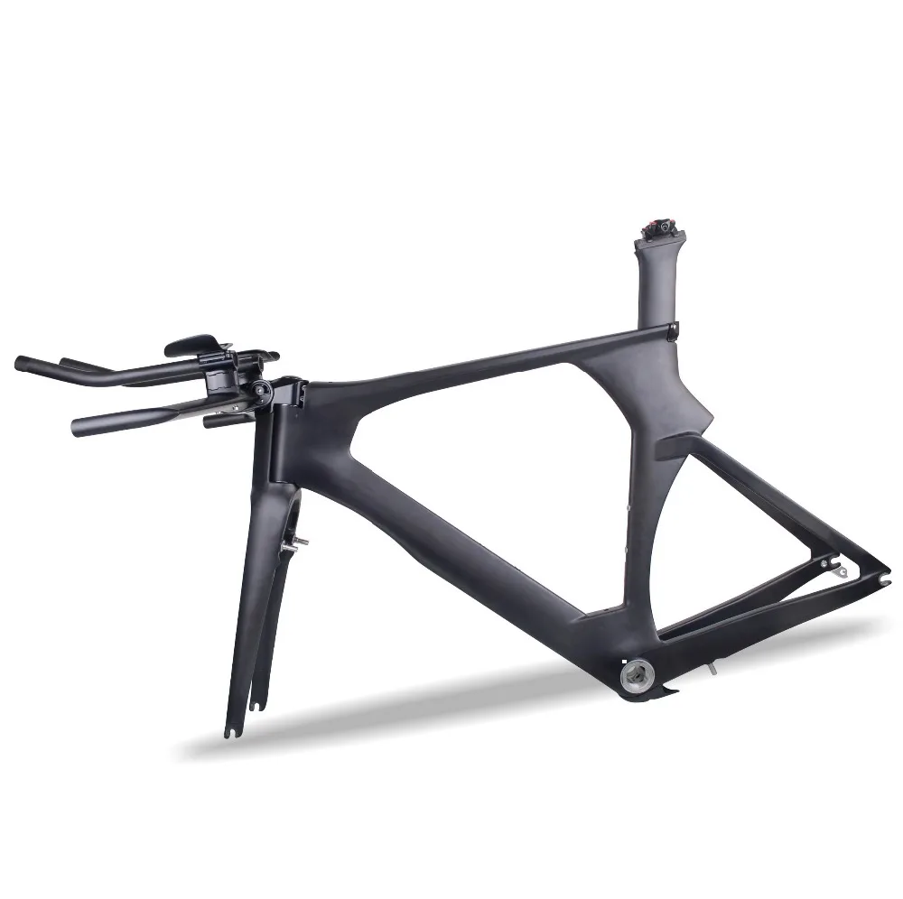 

MIRACLE AERO 2021 OEM Carbon triathlon frame 700c Carbon bike frame 1-1/8" Steerer tube Di2 TT Bicycle frame