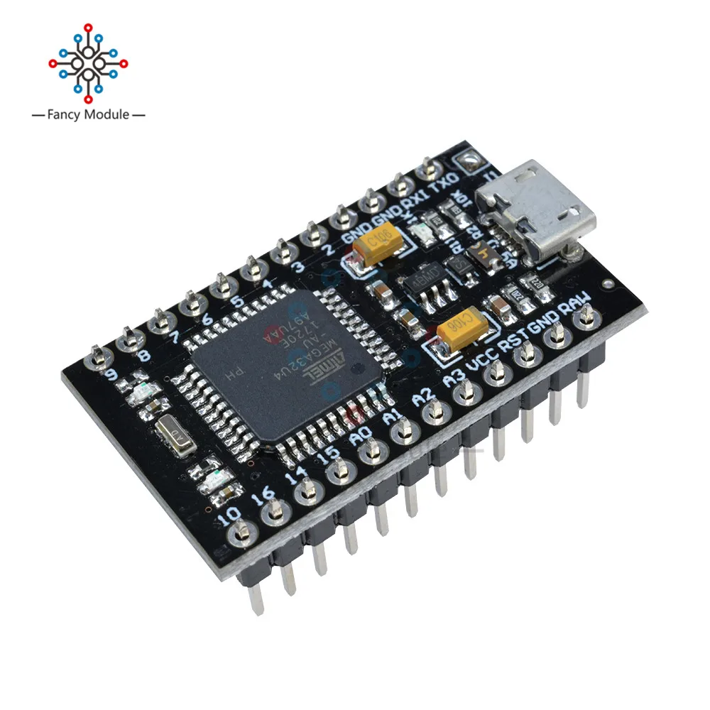 Плата контроллера ATmega32U4 5 в 16 МГц Nano Pro Micro USB для Arduino с Загрузчиком Mega32U4 Mini