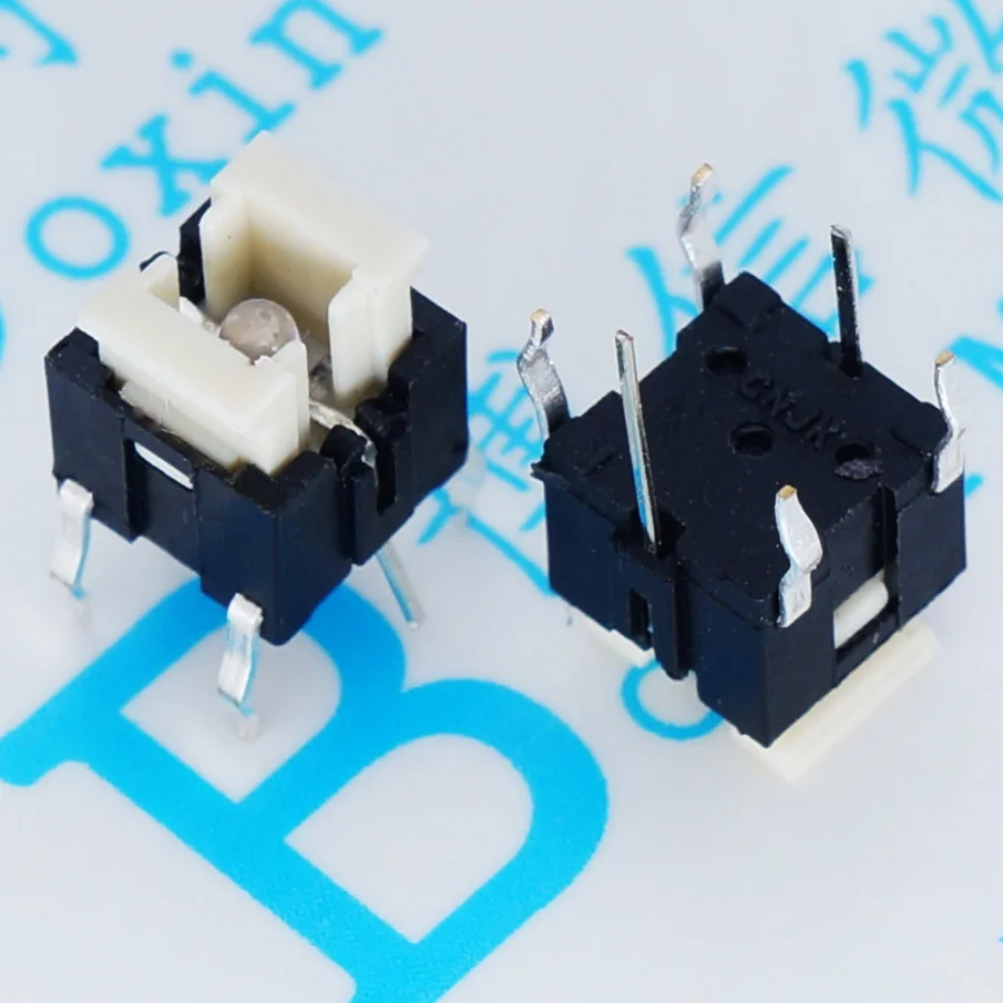 

10pcs/pac YT2182B 6*6*7mm SMT Tactile Push Button Switch with 5 Colours LED Micro Switch Reset Switch High Quality