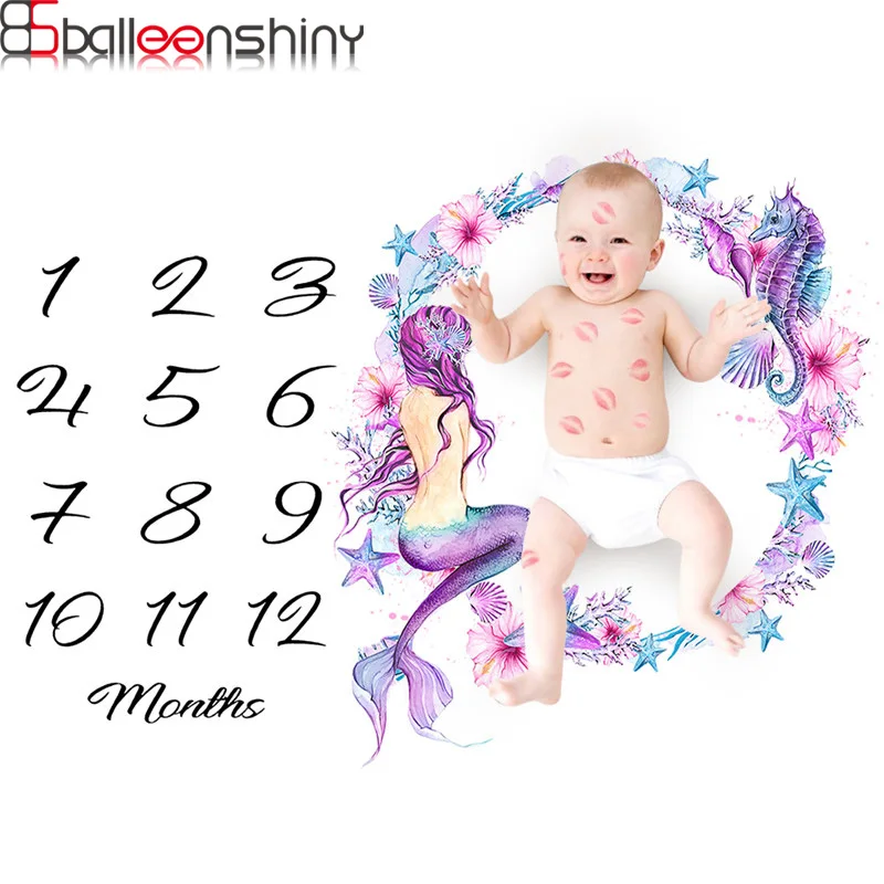BalleenShiny новорожденных Одеяло s пеленать Обёрточная бумага Симпатичные мягкие Одеяло для купания полотенца DIY младенческой Дети Подставки для фотографий