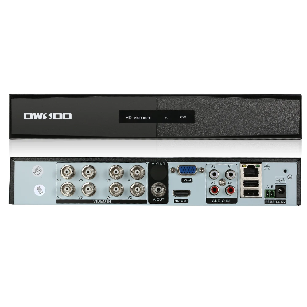 OWSOO 1080P 8CH AHD DVR видеорегистратор видеонаблюдения H.264 5 в 1 цифровой Onvif 4Ch для CCTV