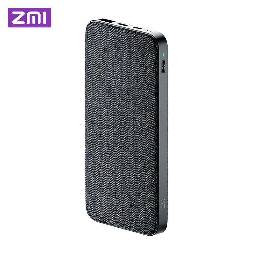 Новая версия 10000 mAh ZMI Xiaomi Внешний аккумулятор внешний портативный для телефона 2