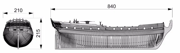 RealTS Scale 1/48 HMS предприятие дерево комплект модели корабля