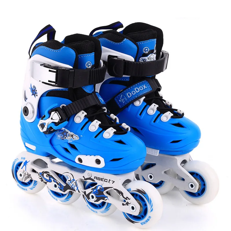 

Симпатичные детские роликовые коньки с тормозами, Регулируемые моющиеся полиуретановые колеса, высококачественное лезвие